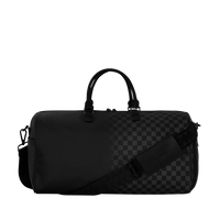 SPRAY SPRITZ GREY CHECK BLACK DUFFLE