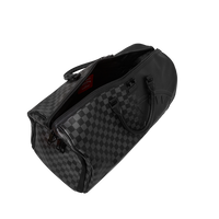 SPRAY SPRITZ GREY CHECK BLACK DUFFLE