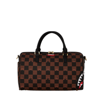 PEEKING CHARACTER CHECK MINI DUFFLE