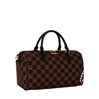 PEEKING CHARACTER CHECK MINI DUFFLE