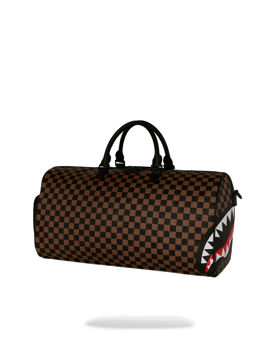 CHECK 2 EMBOSS DUFFLE