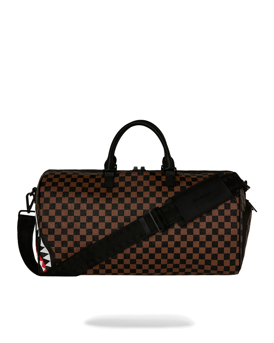 CHECK 2 EMBOSS DUFFLE