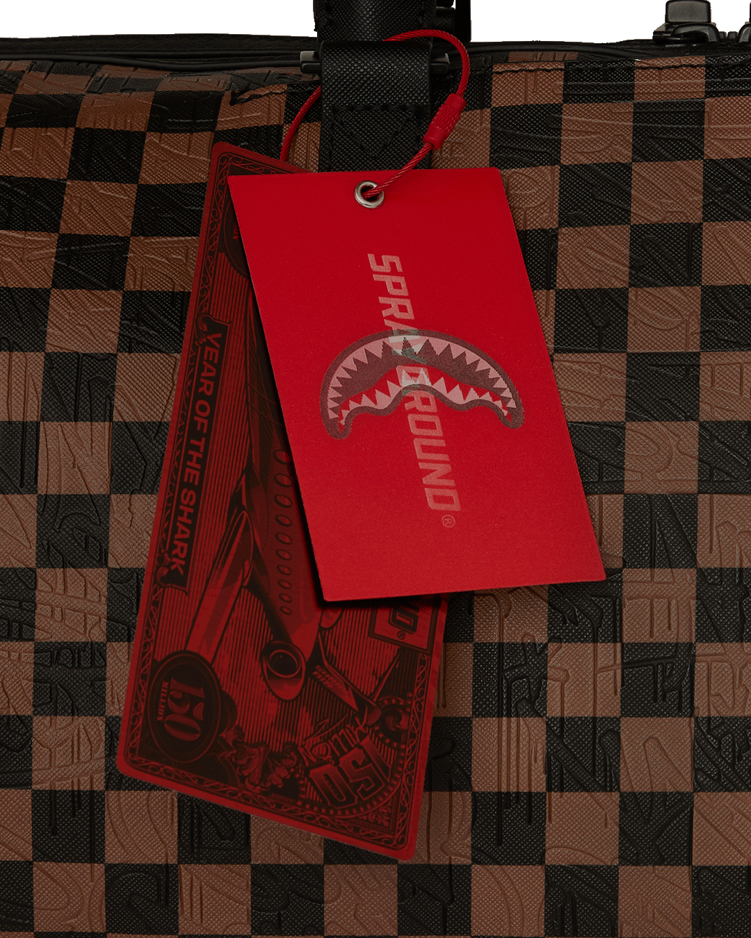 CHECK 2 EMBOSS DUFFLE