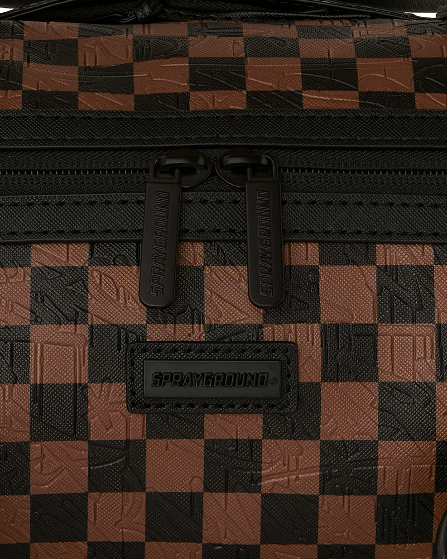 CHECK 2 EMBOSS MINI DUFFLE