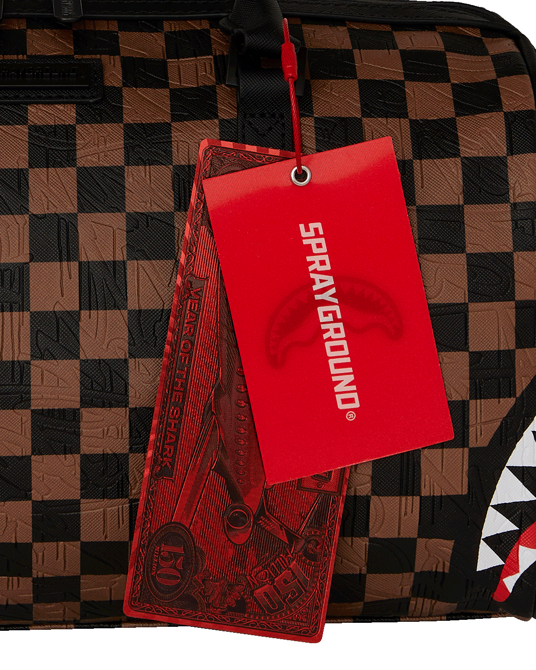 CHECK 2 EMBOSS MINI DUFFLE