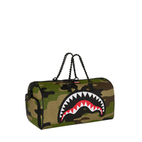 WOODLAND CAMO CHECK CHAIN DUFFLE