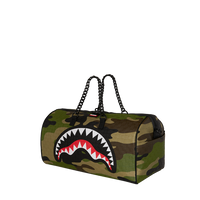 WOODLAND CAMO CHECK CHAIN DUFFLE