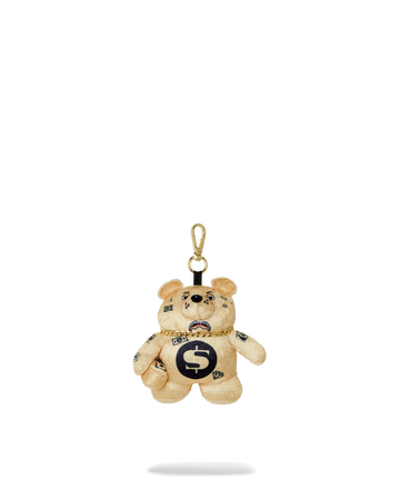 GOLD MYSTERY BEAR BAG CLIP