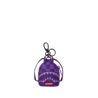 PURPLE SHARK SHARKS IN PARIS KEYCHAIN