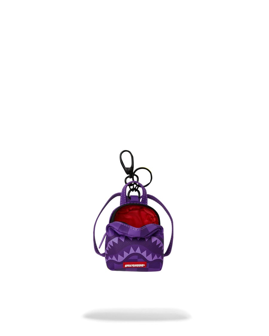PURPLE SHARK SHARKS IN PARIS KEYCHAIN