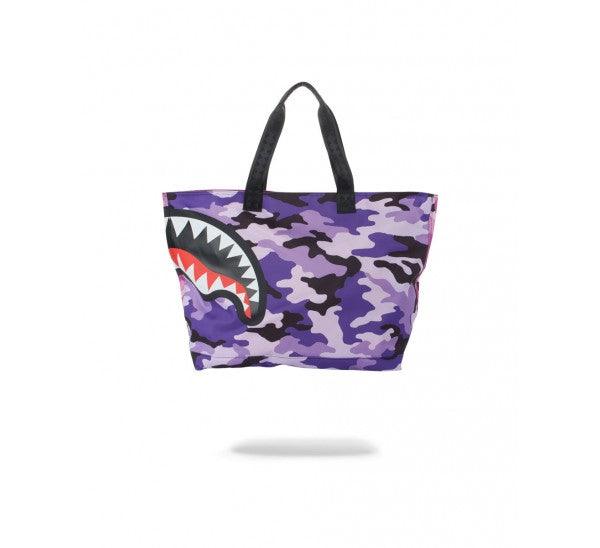 SPLIT CAMO BEACH TOTE - spraygroundgcc