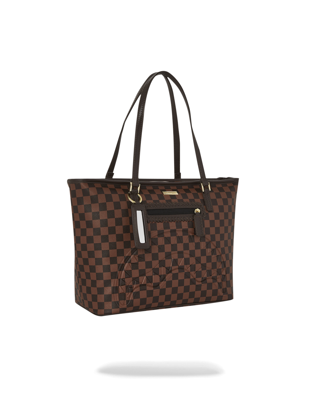 CORE EMBOSSED CHECK TOTE