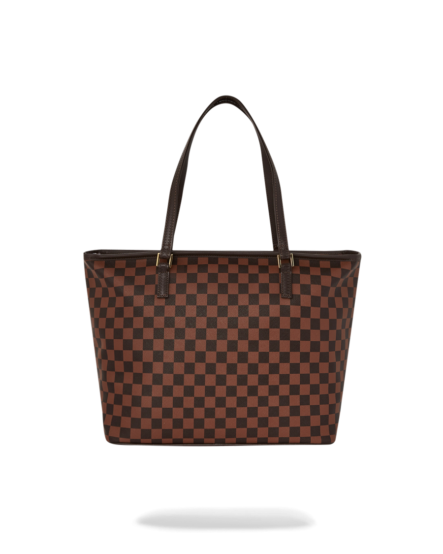 CORE EMBOSSED CHECK TOTE