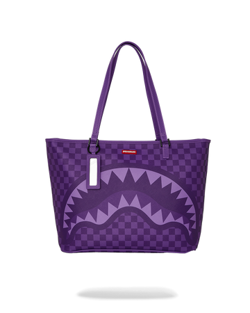 PURPLE SHARK SHARKS IN PARIS TOTE