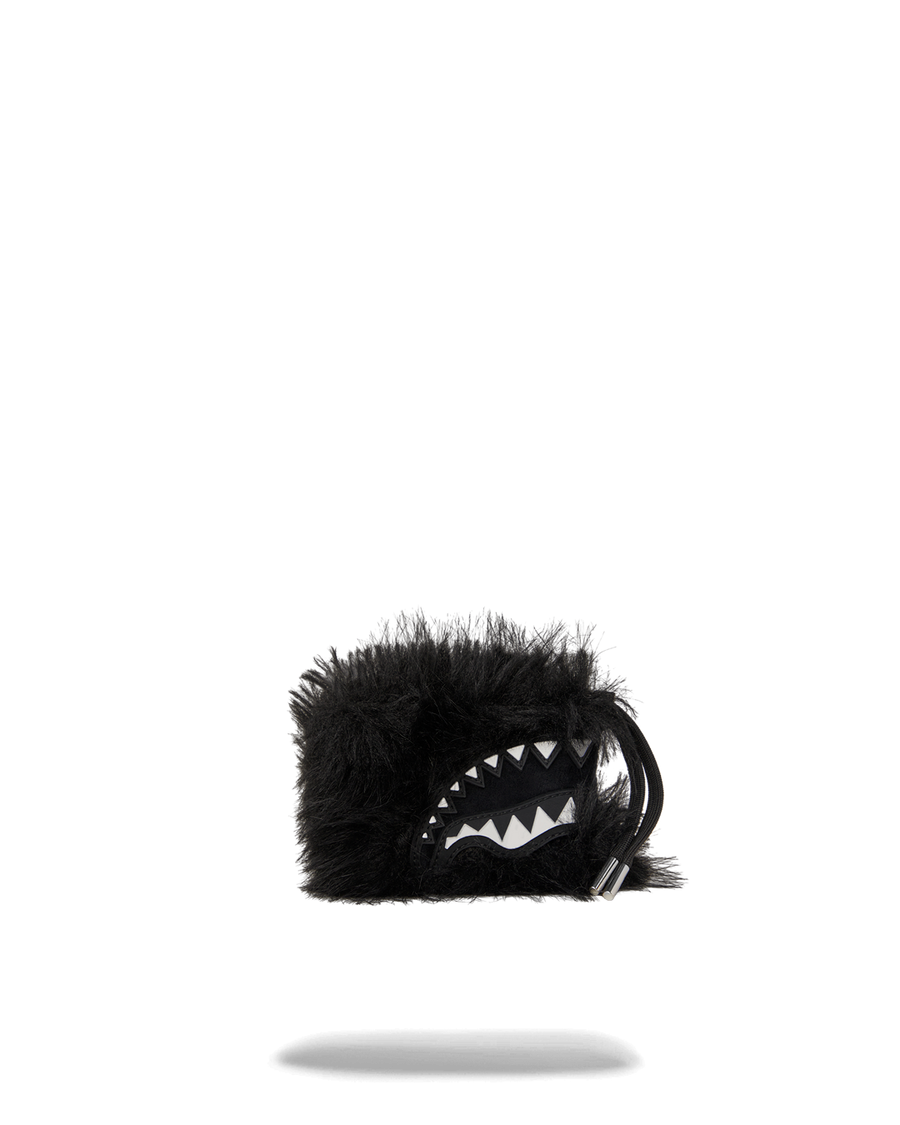 FUR CRAY BLACK WALLET