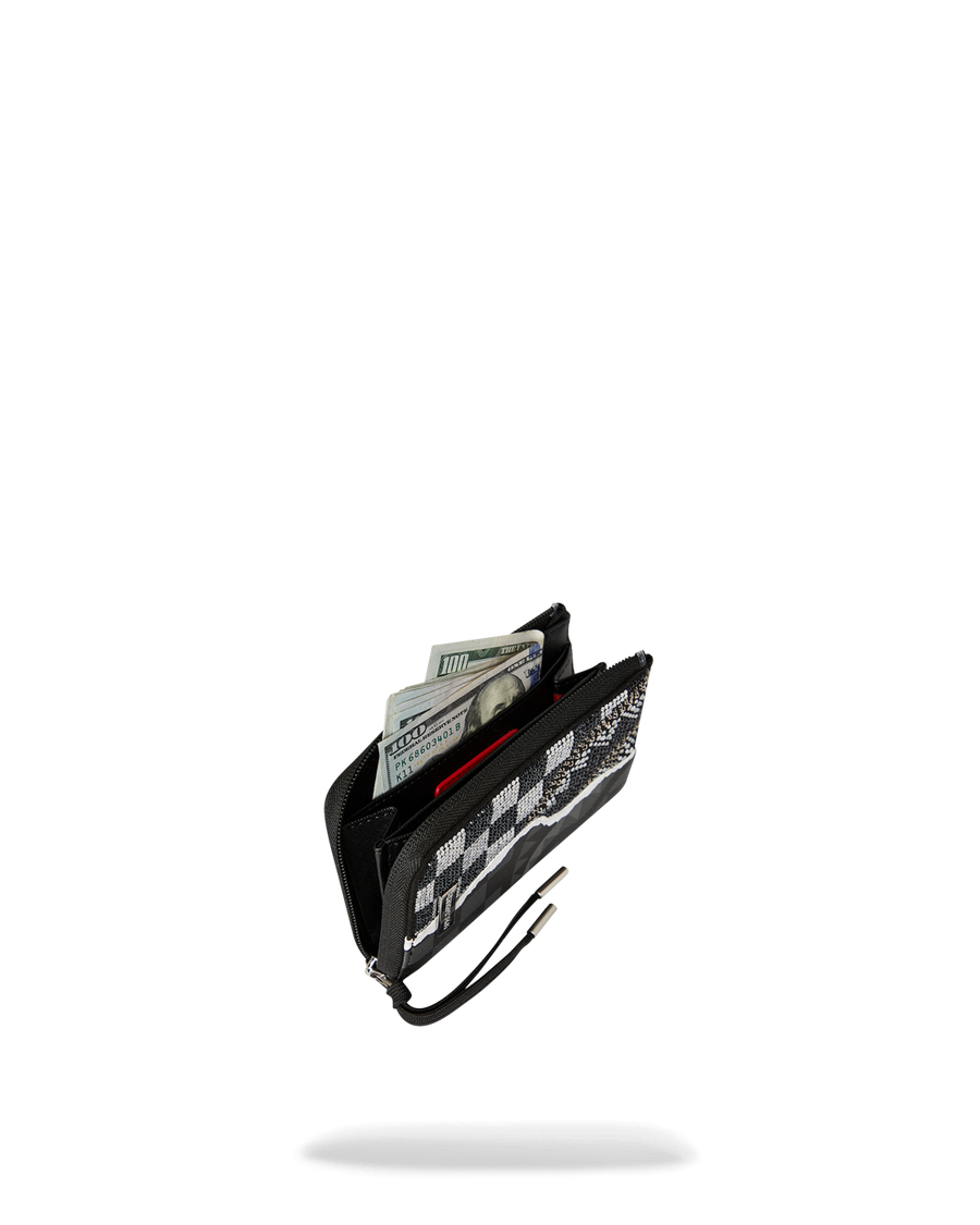 GOLD DIAMOND TEAR WALLET