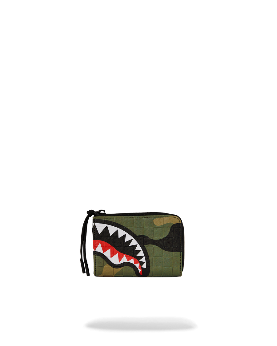 WOODLAND CAMO CHECK WALLET